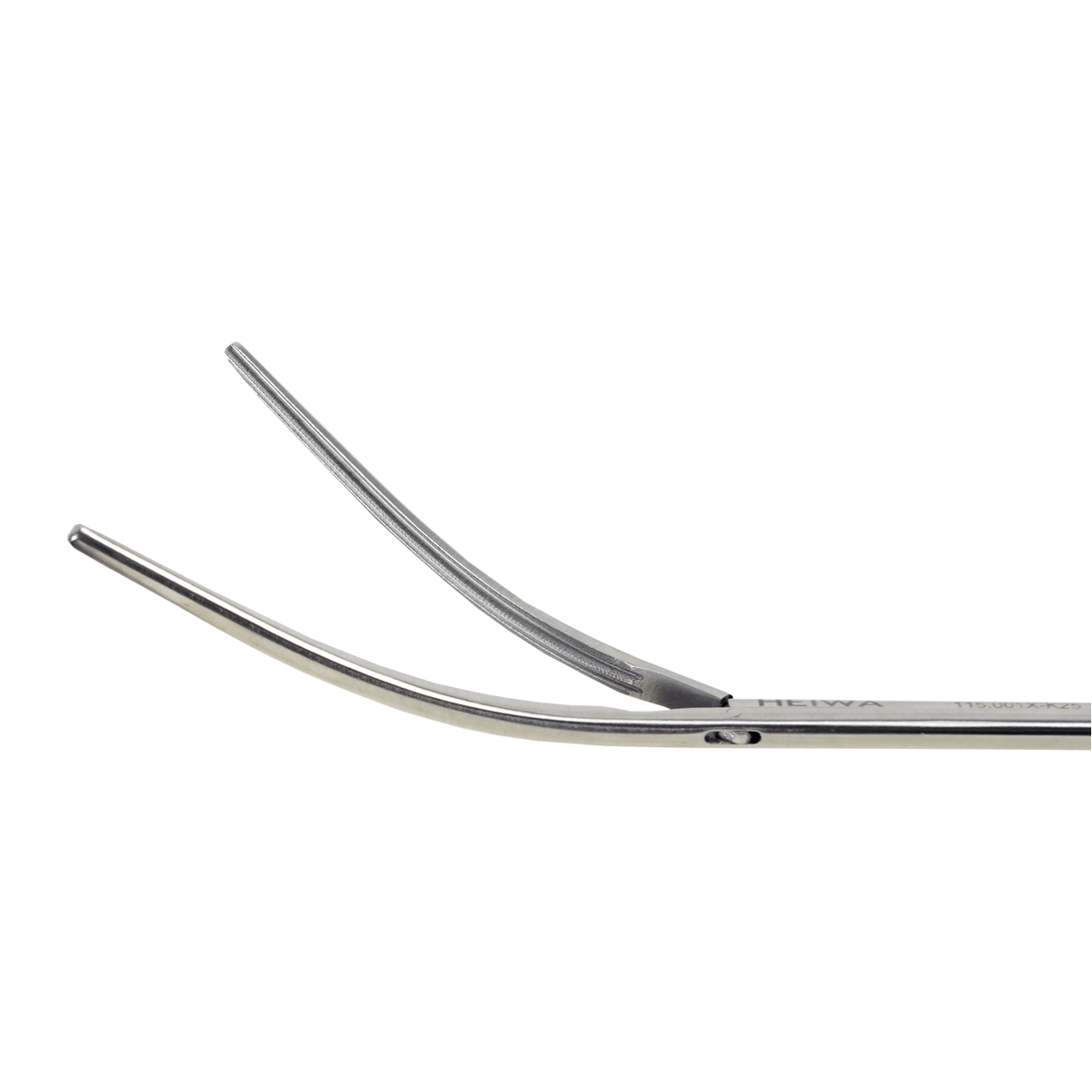 平和医療器械｜呼吸器外科鉗子 ドベーキ把持鉗子 強弯25mm