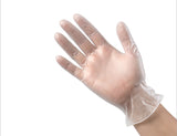 【在庫限り】プラスチック手袋/ 1ケース（1000枚）　使い捨て手袋 パウダーフリー 透明 ゴム手袋 医療用 粉なし左右兼用 作業用